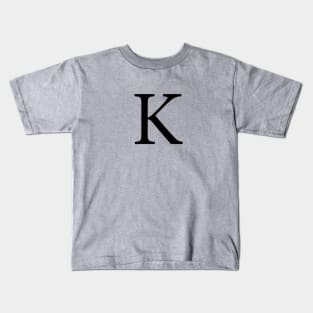 Kappa Greek Letter Kids T-Shirt